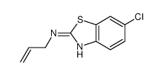 2-Benzothiazolamine,6-chloro-N-2-propenyl-(9CI) Structure