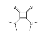 3,4-bis(dimethylamino)cyclobut-3-ene-1,2-dithione结构式