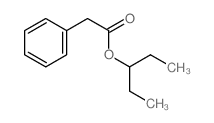 pentan-3-yl 2-phenylacetate结构式