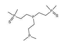 (((2-(dimethylphosphanyl)ethyl)phosphanediyl)bis(ethane-2,1-diyl))bis(dimethylphosphine sulfide)结构式