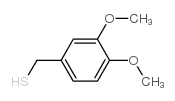 3,4-DIMETHOXYBENZYL MERCAPTAN Structure