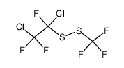 1,2-dichlorotrifluoroethyl(trifluoromethyl)disulfane结构式