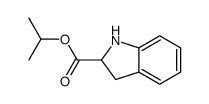 ISOPROPYL INDOLINE-2-CARBOXYLATE结构式