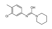 N-(3-chloro-4-methylphenyl)piperidine-1-carboxamide Structure