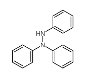 Hydrazine,1,1,2-triphenyl-结构式