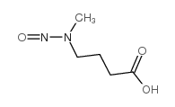 N-Nitroso-N-Methyl-4-Aminobutyric Acid Structure