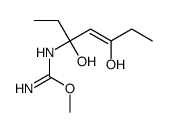 methyl N'-(3,5-dihydroxyhept-4-en-3-yl)carbamimidate Structure