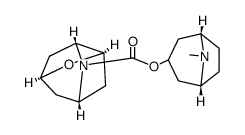 hexahydro-2,5-methano-furo[3,2-b]pyrrole-4-carboxylic acid tropan-3endo-yl ester结构式