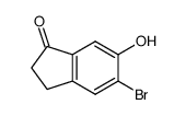 5-bromo-6-hydroxy-1-indanone结构式