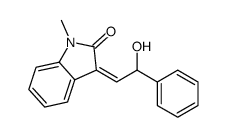 3-(2-hydroxy-2-phenylethylidene)-1-methylindol-2-one Structure