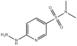 6-hydrazinyl-N,N-dimethyl-3-Pyridinesulfonamide Structure