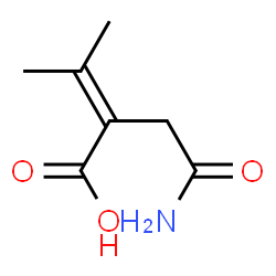 2-Butenoic acid,2-(2-amino-2-oxoethyl)-3-methyl- structure