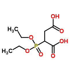 2-(Diethoxyphosphoryl)succinic acid Structure