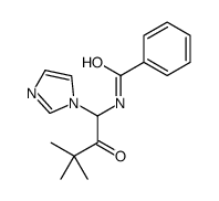 N-(1-imidazol-1-yl-3,3-dimethyl-2-oxobutyl)benzamide结构式