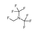 1,1,1-trifluoro-N-(fluoromethyl)-N-(trifluoromethyl)methanamine Structure