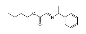 butyl-N-(1'-phenylethyl)glyoxaldimine结构式