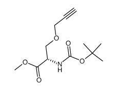 O-propargyl Boc-Ser-OMe结构式