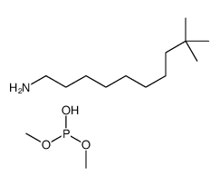 dimethyl phosphonate, compound with tert-dodecylamine (1:1) Structure