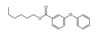 hexyl 3-phenoxybenzoate结构式