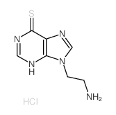 9-(2-aminoethyl)-3H-purine-6-thione structure