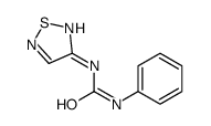 1-phenyl-3-(1,2,5-thiadiazol-3-yl)urea结构式