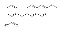 o-[1-(6-methoxy-2-naphtyl)ethyl]benzoic acid结构式