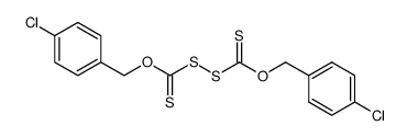 μ-disulfido-1,2-dithio-dicarbonic acid O,O'-bis-(4-chloro-benzyl ester)结构式