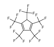 5H-perfluoropentamethylcyclopentadiene结构式