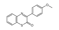 3-(4-methoxyphenyl)-2H-1,4-benzothiazin-2-one Structure