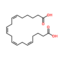 (5Z,8Z,11Z,14Z)-icosatetraenedioic acid Structure