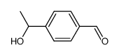 Benzaldehyde, 4-(1-hydroxyethyl)- (9CI)结构式