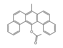 14-acetoxy-7-methyldibenz[a,j]anthracene结构式