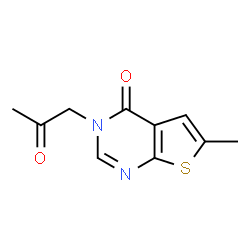 Thieno[2,3-d]pyrimidin-4(3H)-one, 6-methyl-3-(2-oxopropyl)- (9CI) picture