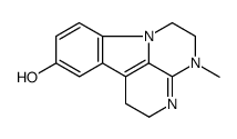 2,4,5,6-Tetrahydro-4-methyl-1H-3,4,6a-triazafluoranthen-9-ol结构式