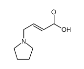 (E)-4-(Pyrrolidin-1-yl)but-2-enoic acid结构式