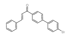 1-(4'-溴联苯-4-基)-3-苯基-2-丙烯-1-酮结构式