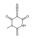 5-diazo-3-methylpyrimidinetrione结构式