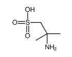 2-amino-2-methylpropane-1-sulfonic acid结构式