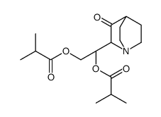 (3-Oxo-1-azabicyclo[2.2.2]octane-2,2-diyl)bis(methylene) bis(2-me thylpropanoate)结构式