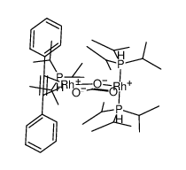 dihydrido(carbonato)(diphenylacetylene)tris(triisopropylphosphine)rhodium(III)结构式