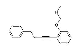 1-(methoxymethoxy)-2-(4-phenyl-1-butynyl)benzene Structure