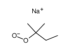 sodium derivative of 1,1-dimethylpropylhydroperoxide Structure