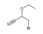 3-溴-2-乙氧基丙腈结构式