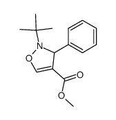 4-Carbomethoxy-N-tert-butyl-3-phenyl-4,5-dehydroisoxazolidine Structure