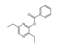 2-benzyloxy-3,6-diethylpyrazine Structure