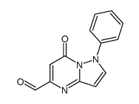 5-formyl-1-phenyl-1H,7H-pyrazolo<1,5-a>pyrimidine-7-one Structure