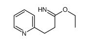 3-PYRIDIN-2-YL-PROPIONIMIDIC ACID ETHYL ESTER structure