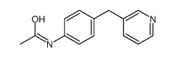 N-[4-(pyridin-3-ylmethyl)phenyl]acetamide Structure