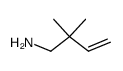 1-amino-2,2-dimethyl-3-butene结构式