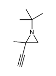 Aziridine, 1-(1,1-dimethylethyl)-2-ethynyl-2-methyl- (9CI) Structure